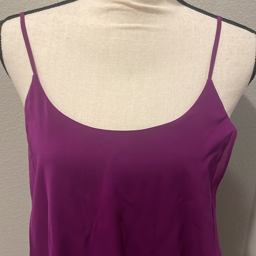 NWOT Alice + Olivia Purple Silk Mini Dress Size Small - Picture 4 of 10